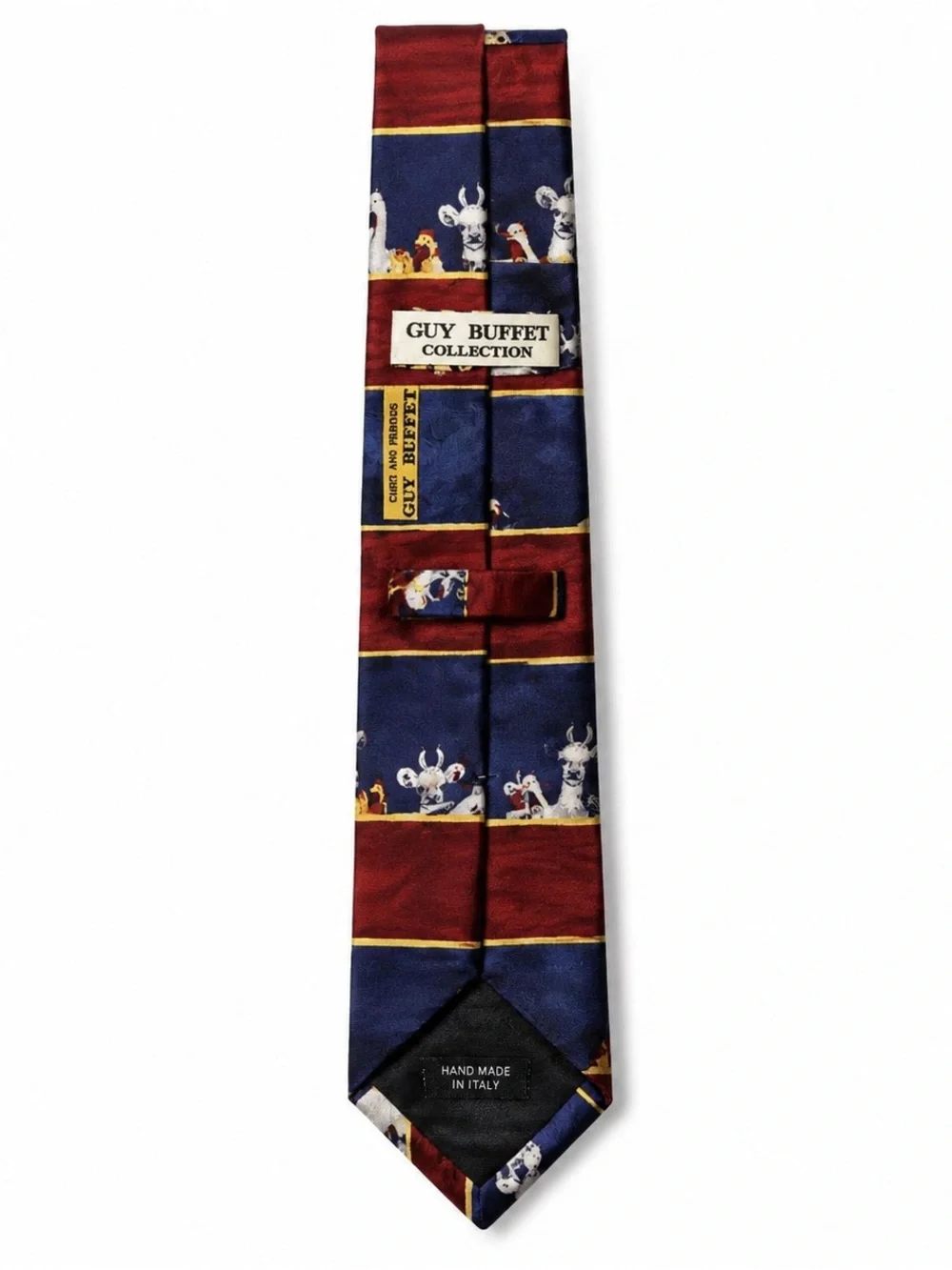 Rare Vintage Guy Buffet Chefs & Friends Silk Tie Italy Novelty Chef Gift